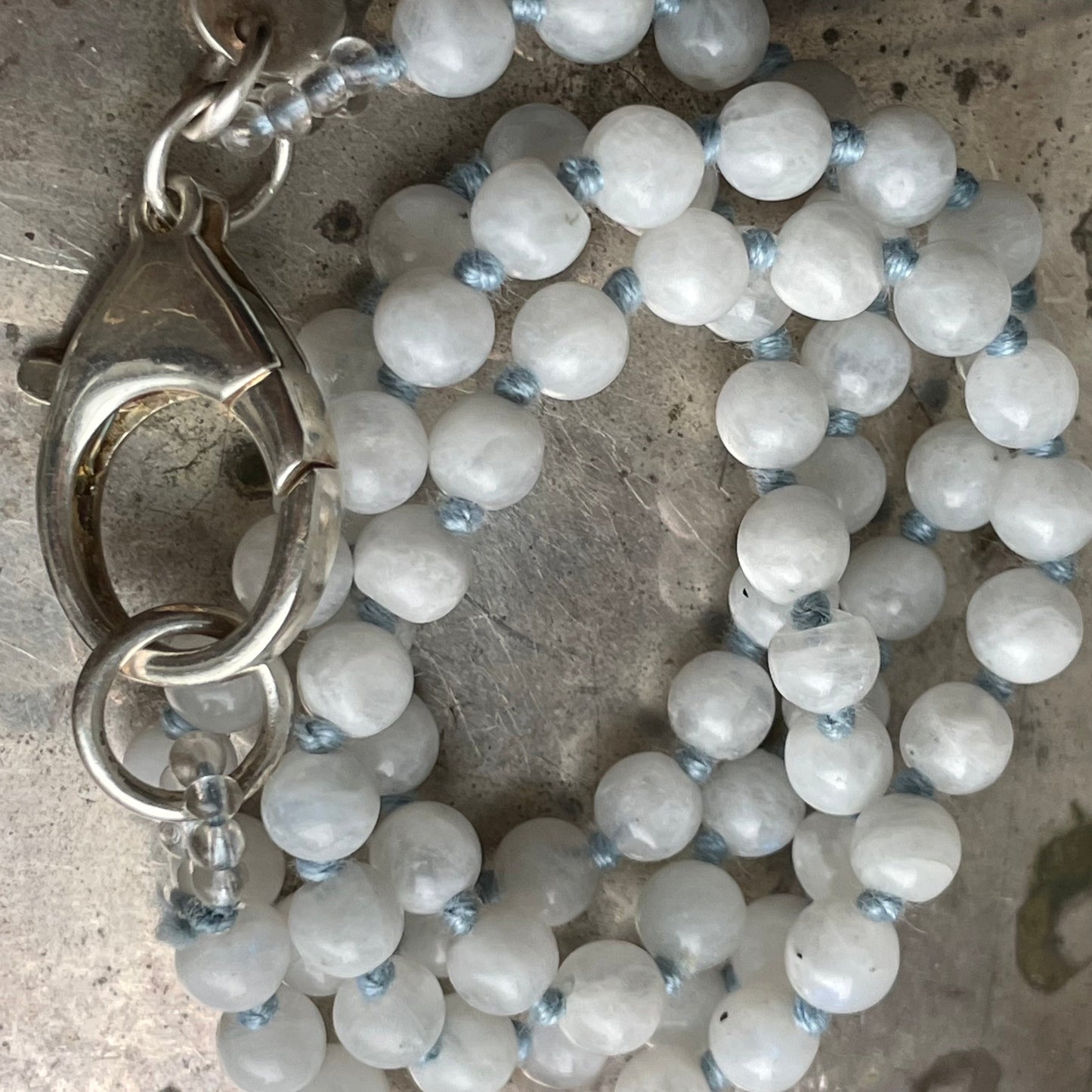 Rainbow Moonstone Medium + Clasp