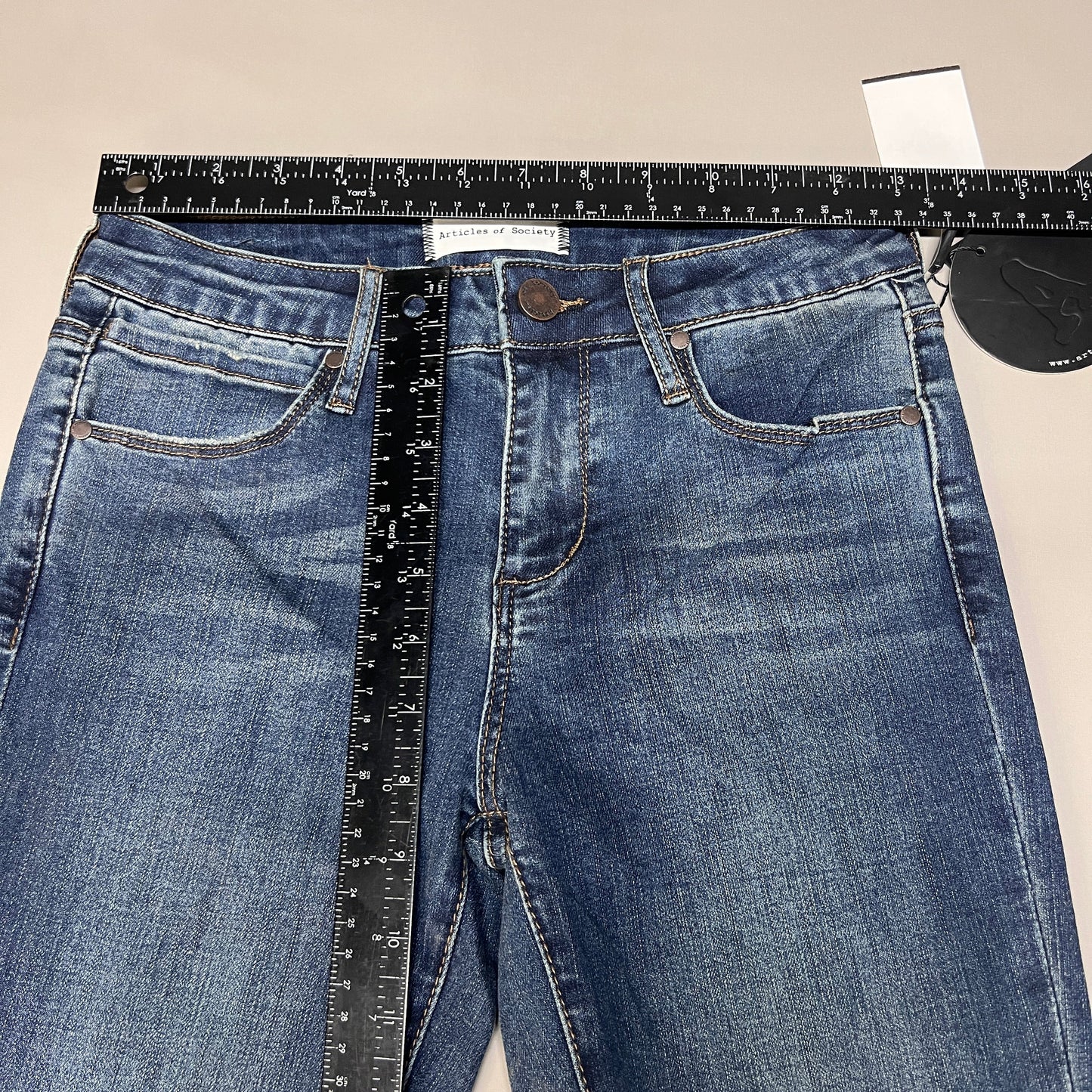 ARTICLES OF SOCIETY Aiea Denim Jeans Women's Sz 25 Blue 5352PLV-701 (New)