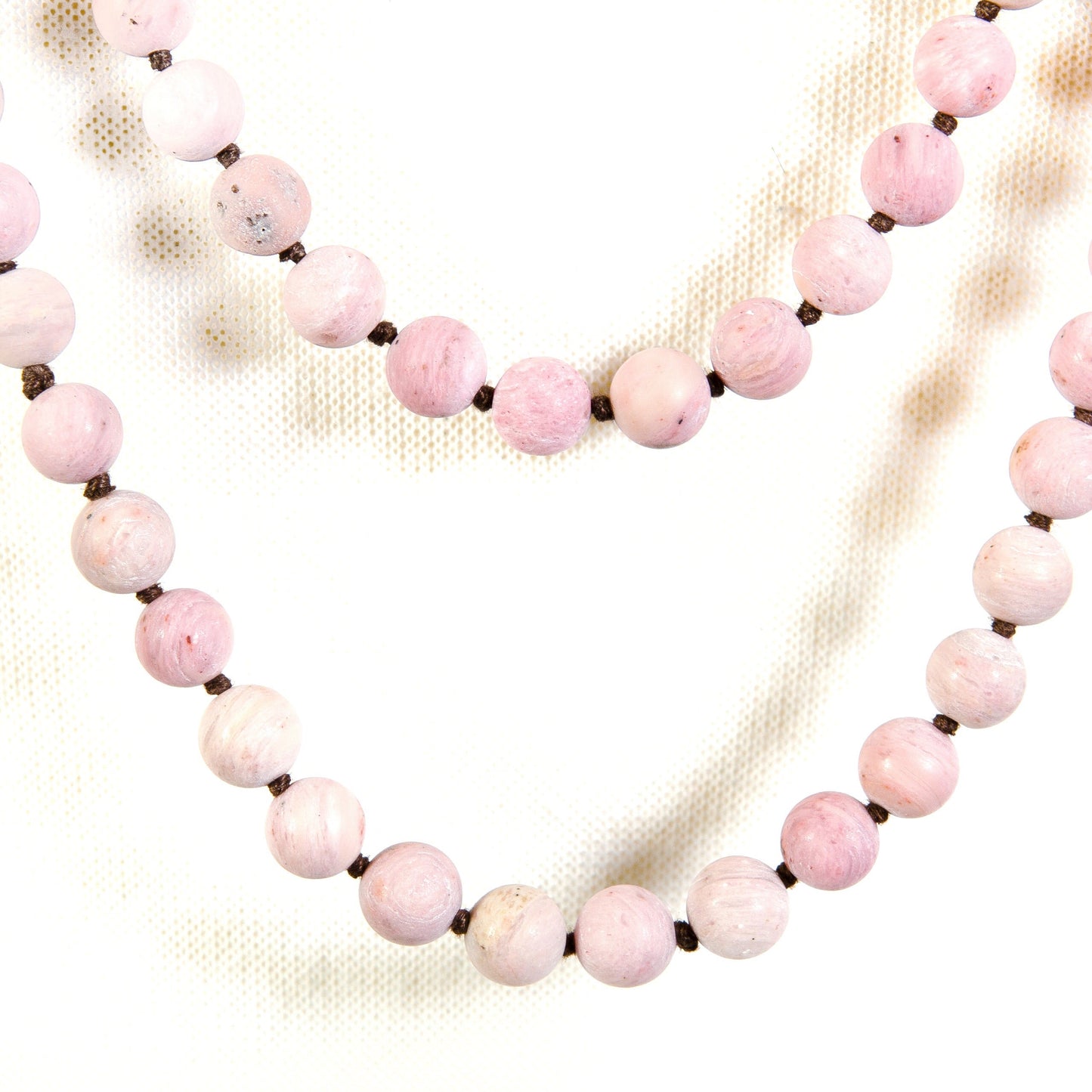 RHODONITE BEADS LONG