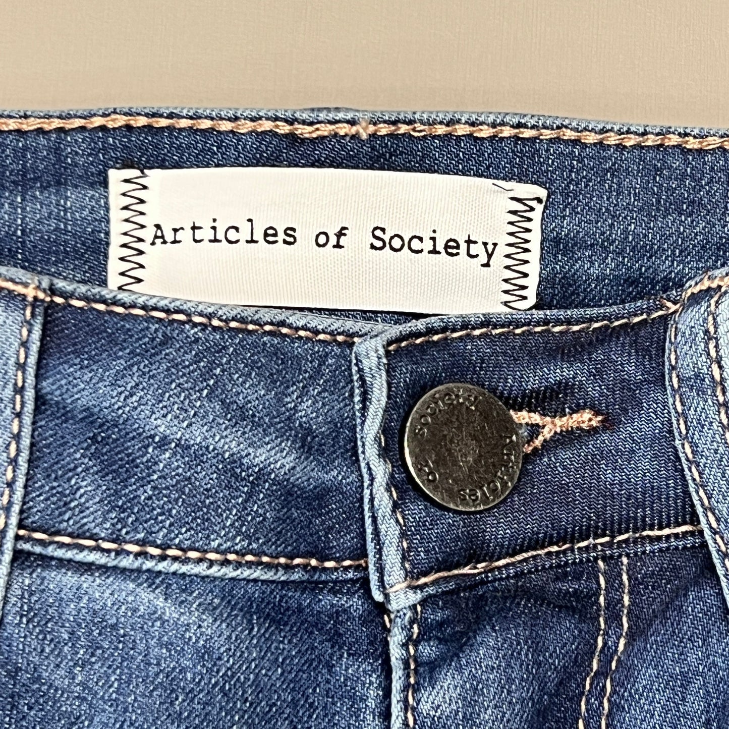 ARTICLES OF SOCIETY Pearl City Denim Jeans Women's Sz 28 Blue 4018PLV-712 (New)