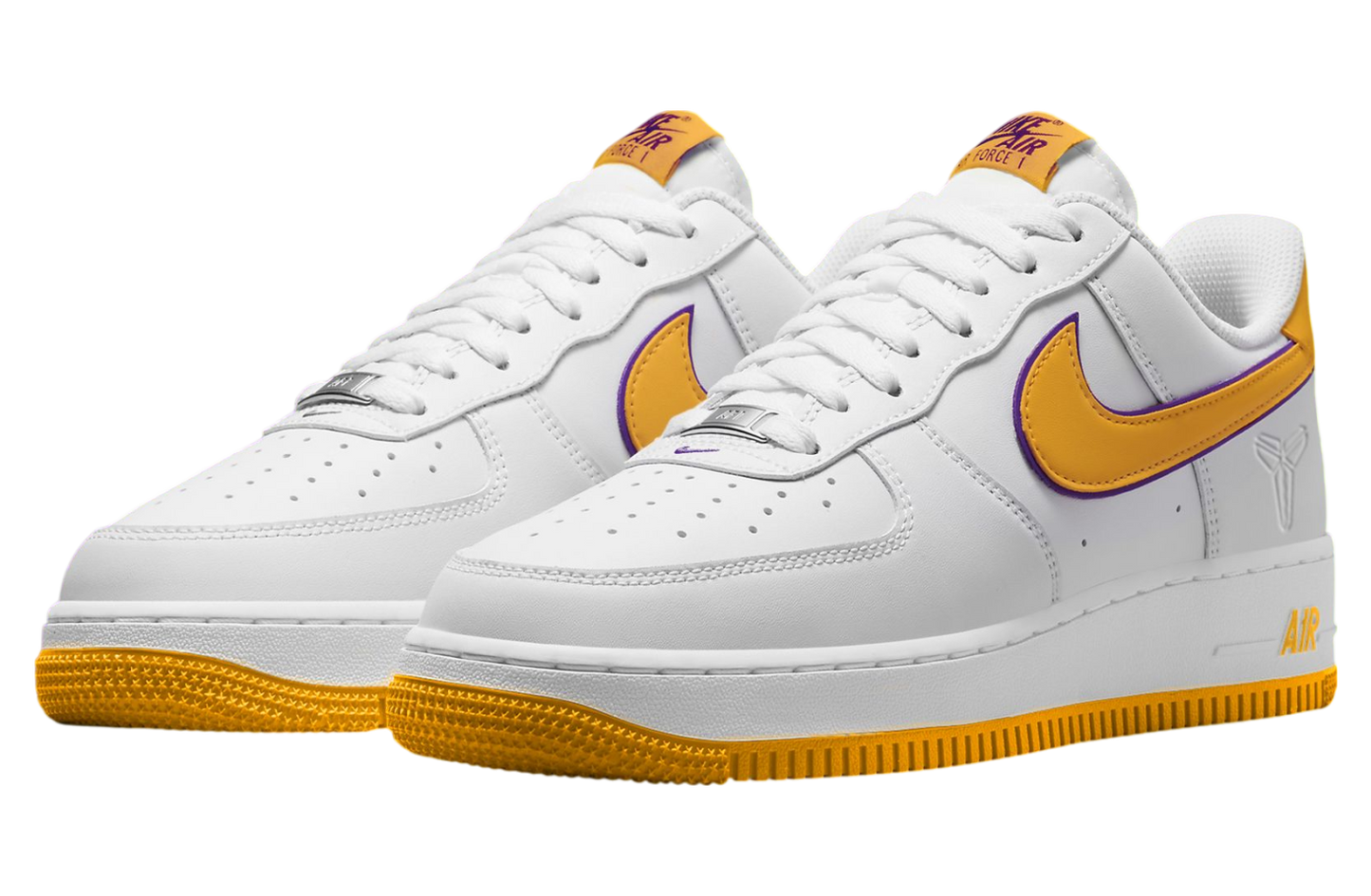 Nike Air Force 1 Low Retro QS Kobe Bryant Lakers Home Size 13M