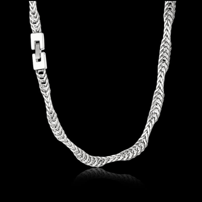 Irregular Wavy Stainless Steel Snake Chain