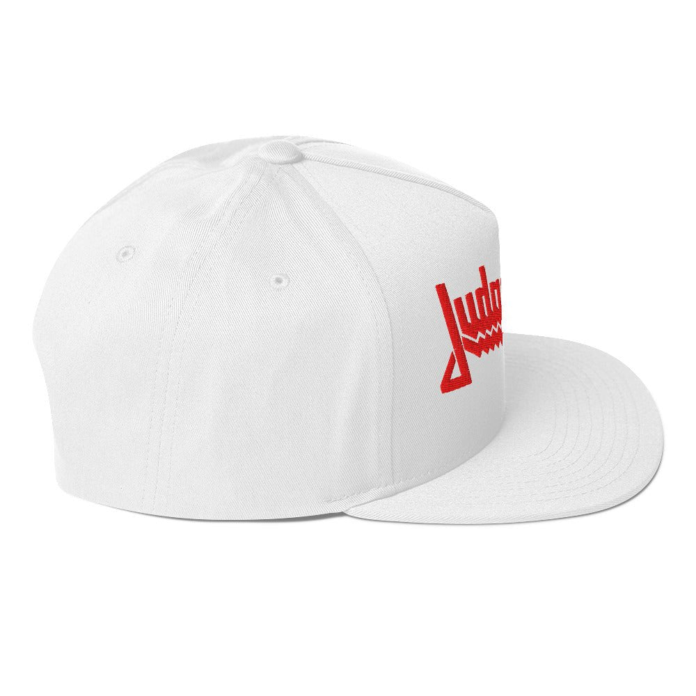 Judas Priest Electric Logo White Snapback Hat