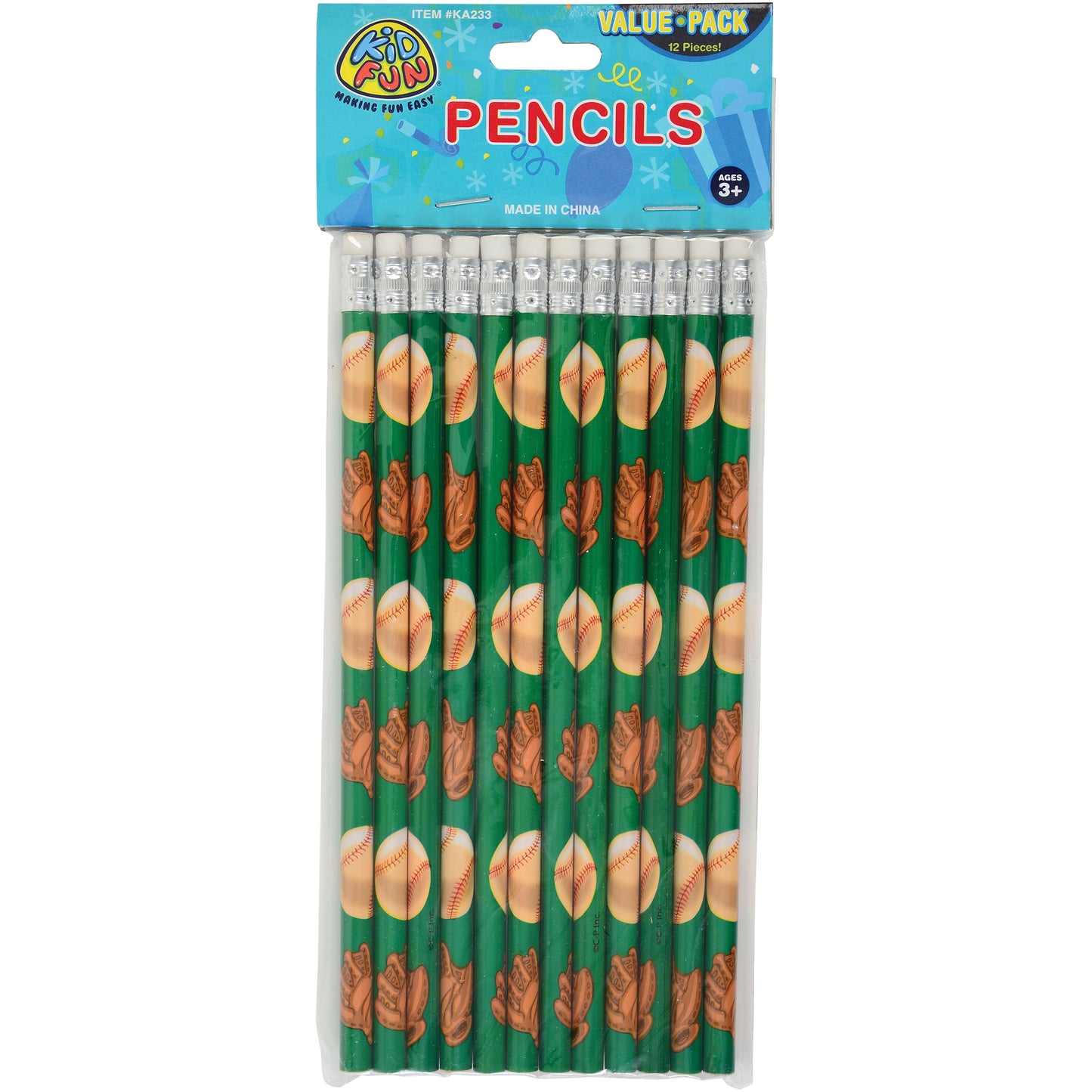 Baseball Pencils