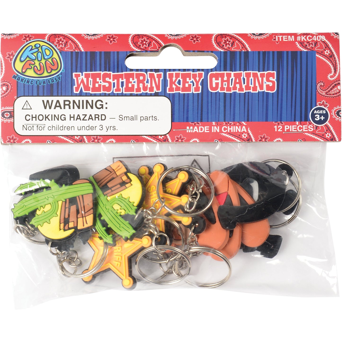 Western Rubber Keychains