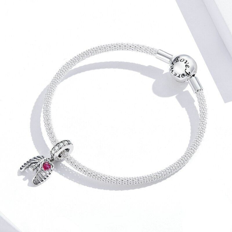 Neo-Gothic Skeleton Ribs & Heart Charm