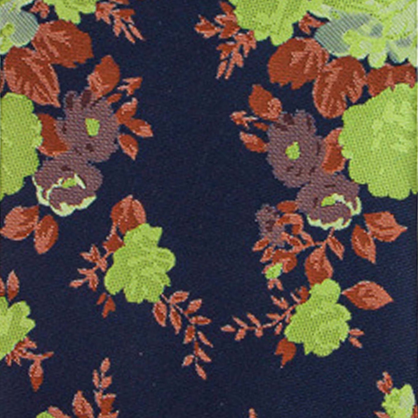 Vittorio Farina Men's Floral Design Necktie & Pocket Square
