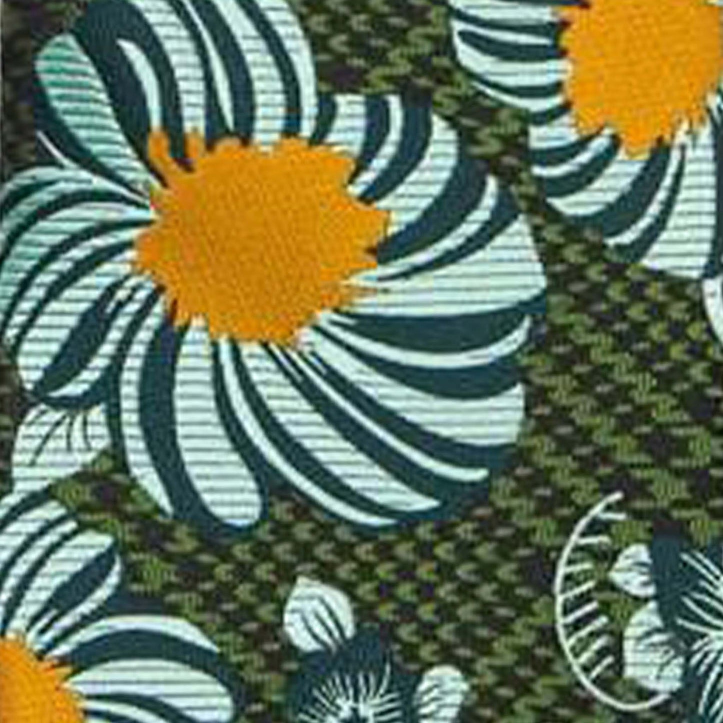 Vittorio Farina Men's Floral Design Necktie & Pocket Square
