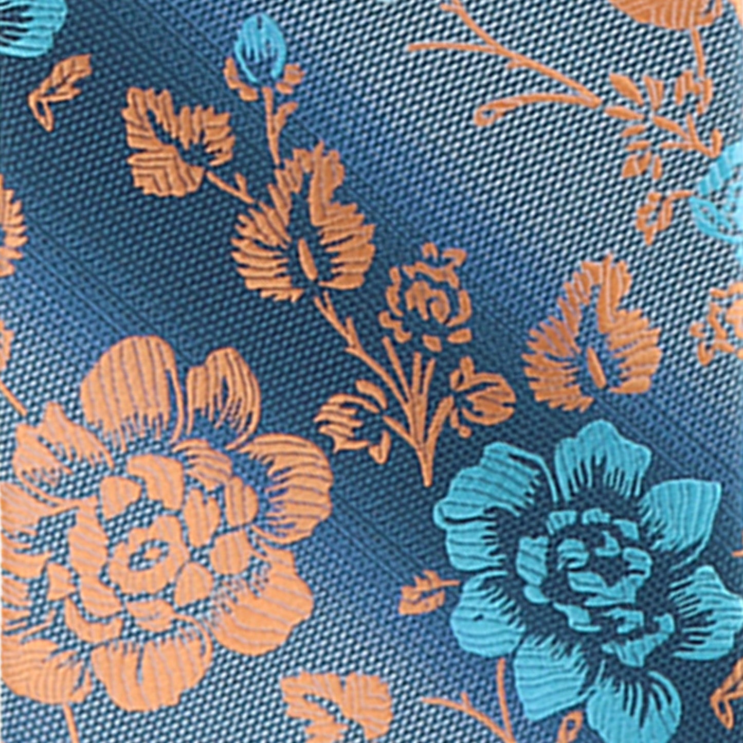Vittorio Farina Men's Floral Design Necktie & Pocket Square