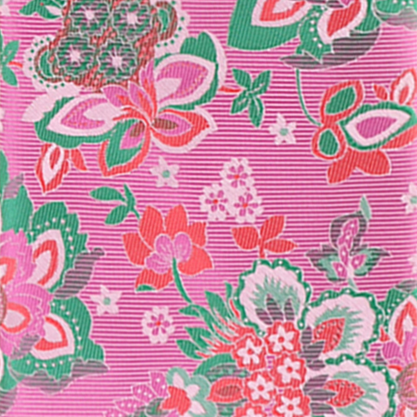Vittorio Farina Men's Floral Design Necktie & Pocket Square