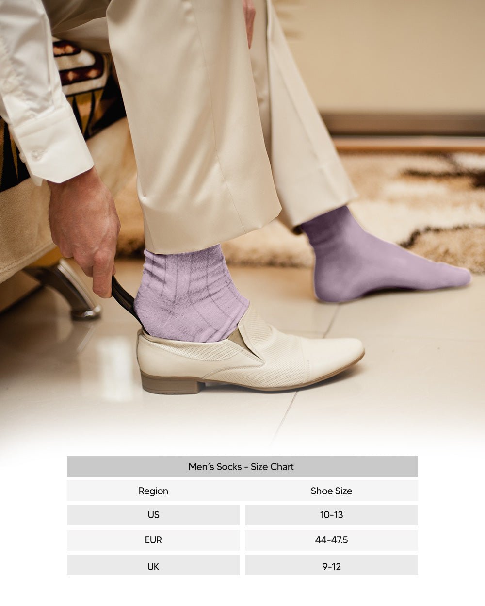 Vittorio Farina Men's Ribbed Shear Nylon Over The Calf Dress Socks