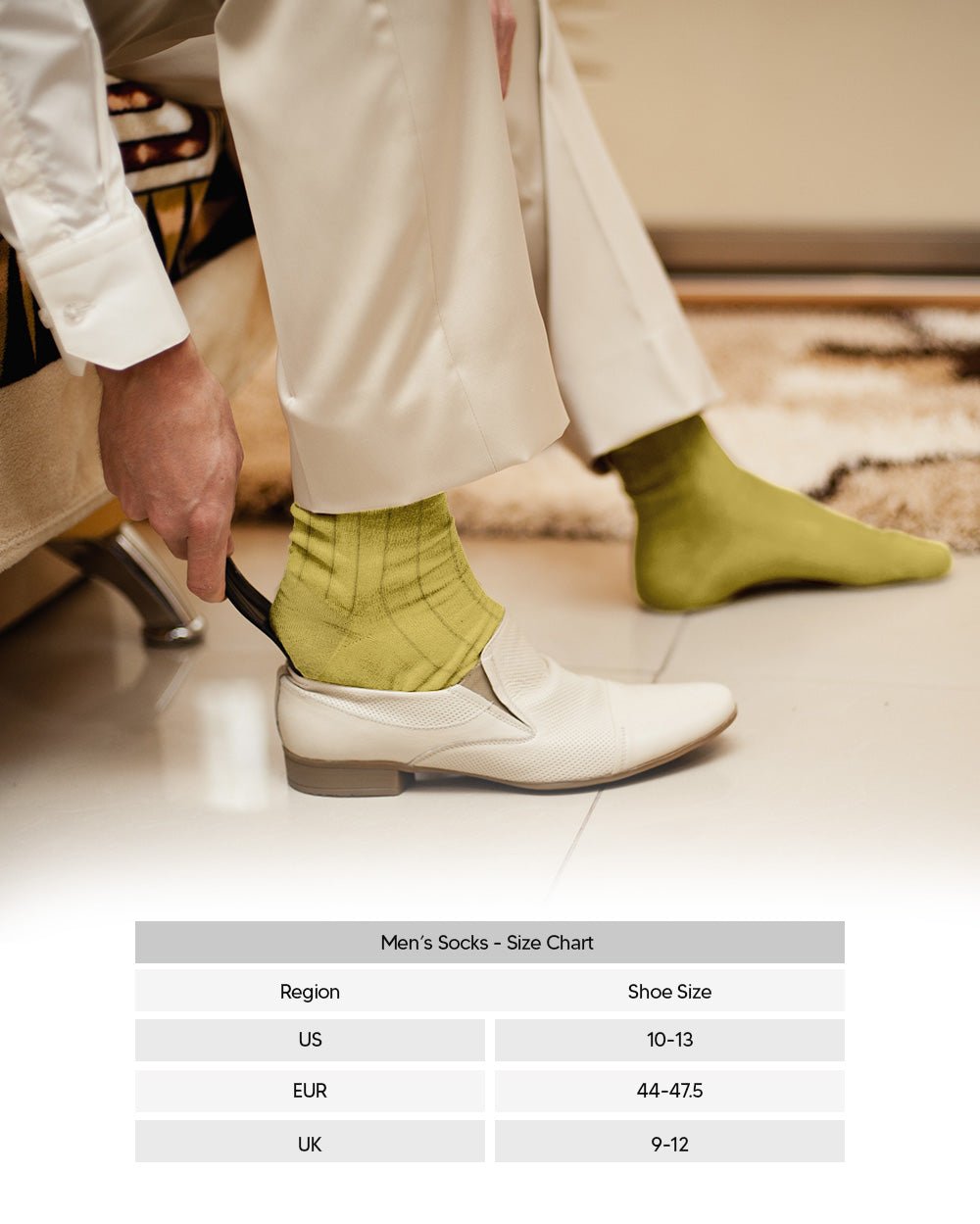 Vittorio Farina Men's Ribbed Shear Nylon Over The Calf Dress Socks