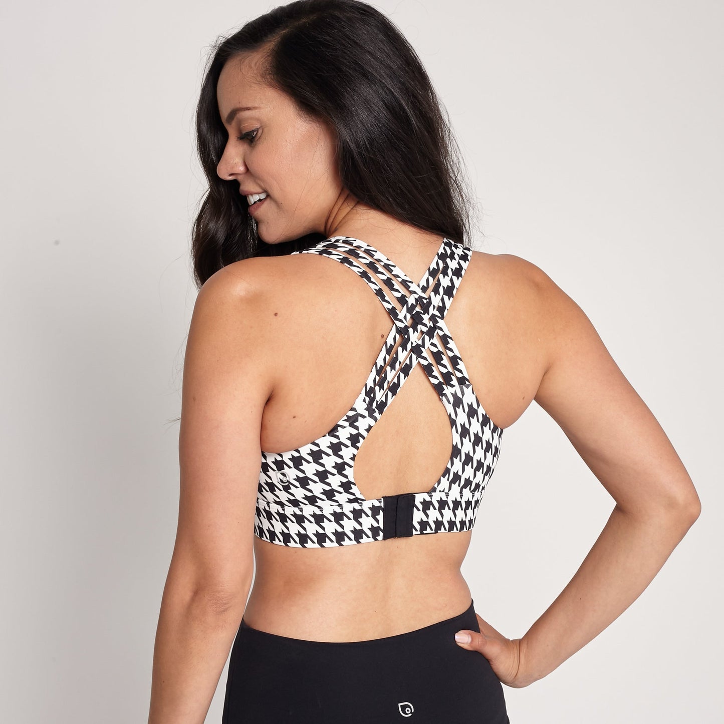 Chloé 4 Running Nursing & Pumping Sports Bra (Houndstooth)