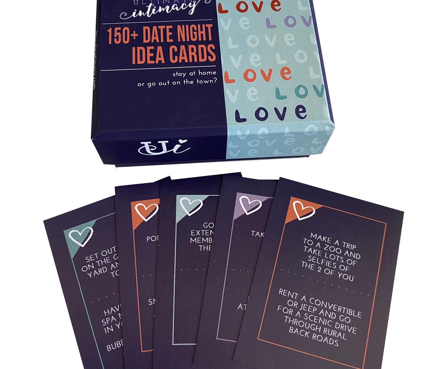 over 150+ date night ideas card box to strengthen your relationship