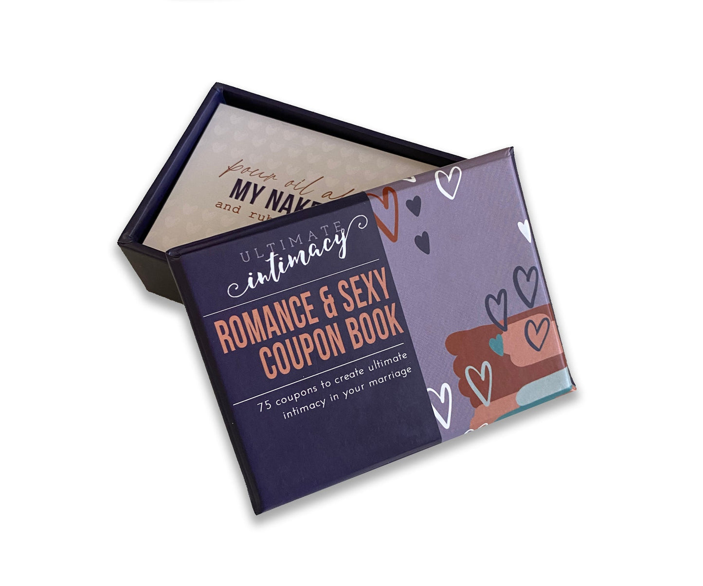 Romance & Sexy Coupon Book card deck, the perfect gift for your spouse! Over 75+ coupons!