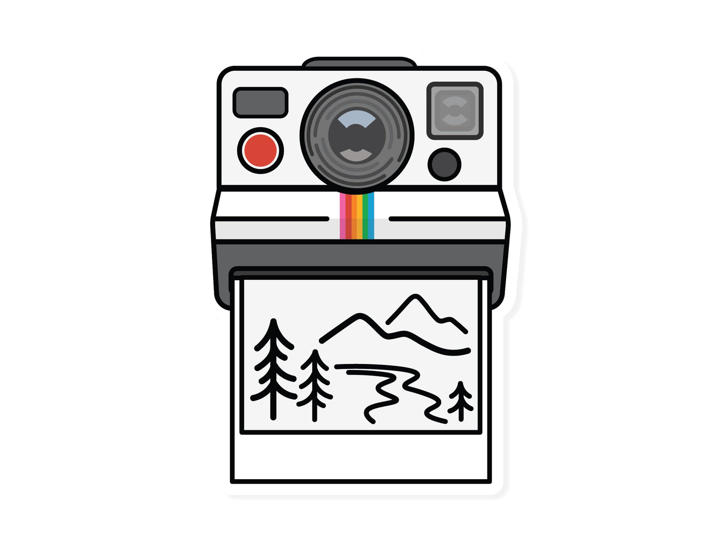 Outdoor Photographer Sticker