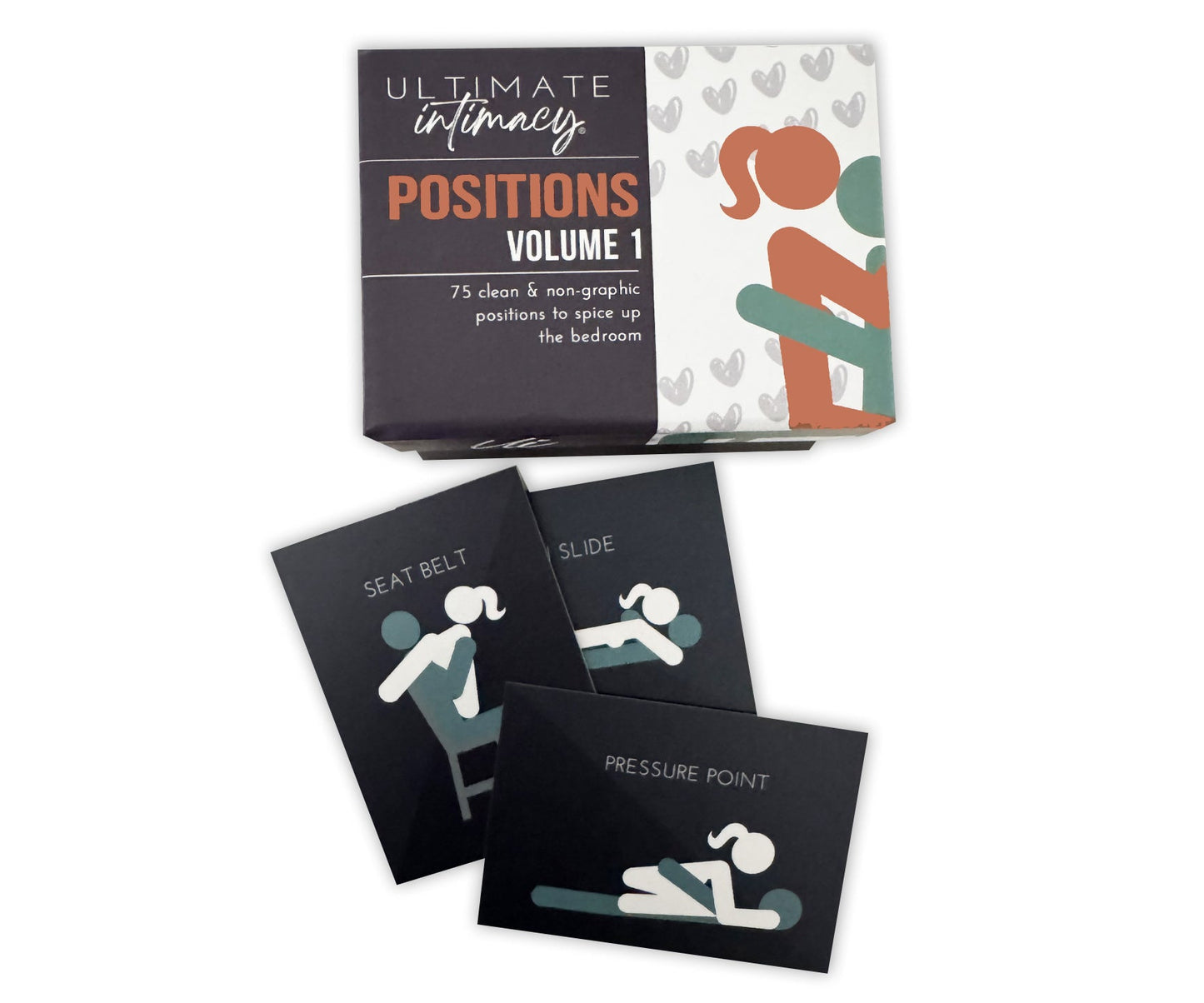 Sex Position Card Deck Volume 1, Non-Graphic with 75 sex positions and descriptions