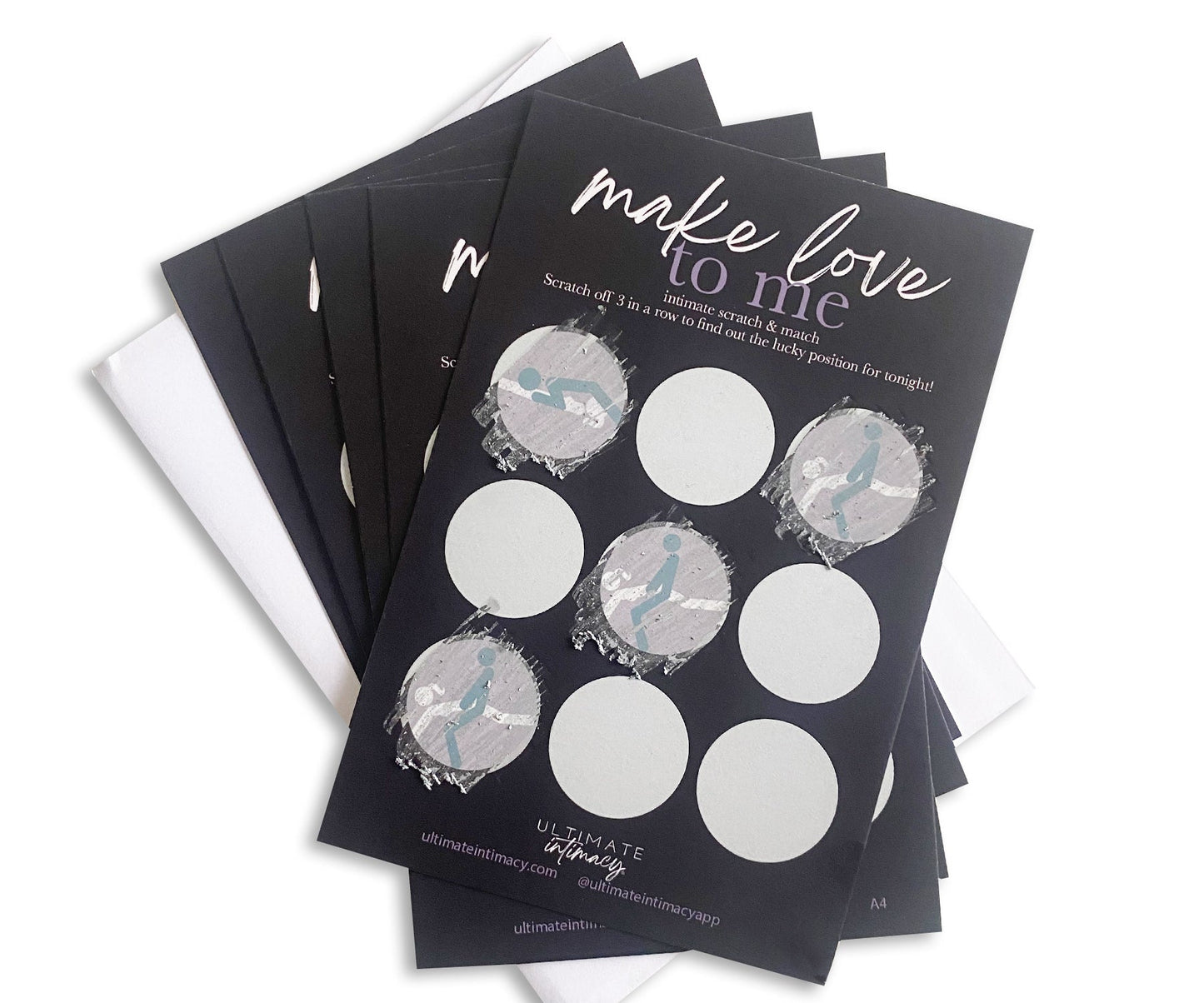 Get Both Packs "I'm Initiating" And "Make Love To Me Scratch Off Cards 2 Sets, 10 Total Cards