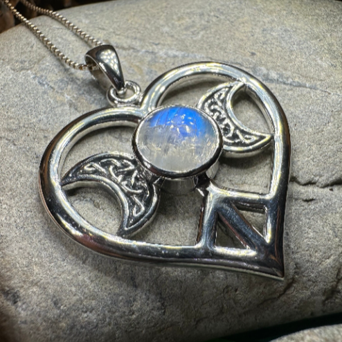 Morgance Triple Moon Love Necklace