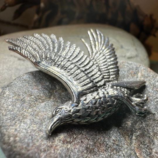 Eagle in Flight Necklace
