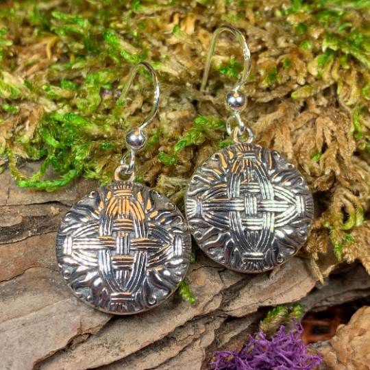 Saint Bridgit's Cross Earrings
