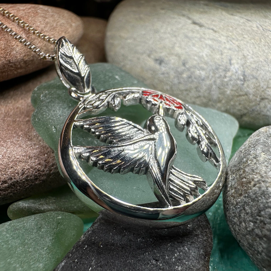 Tropical Hummingbird Necklace