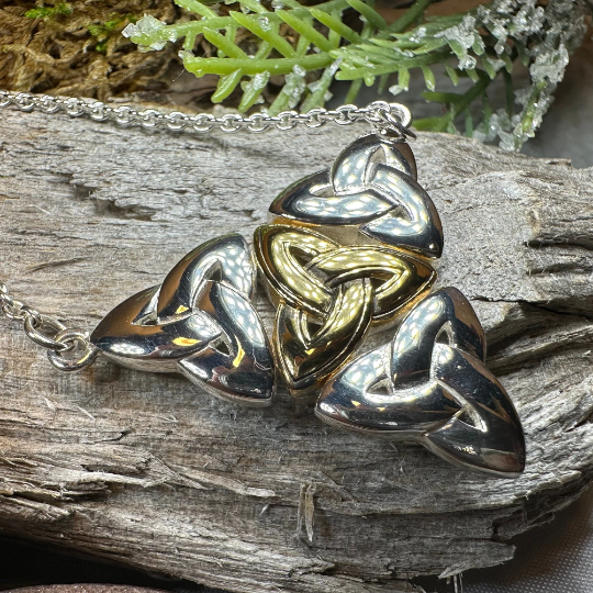 Kassity Trinity Knot Necklace