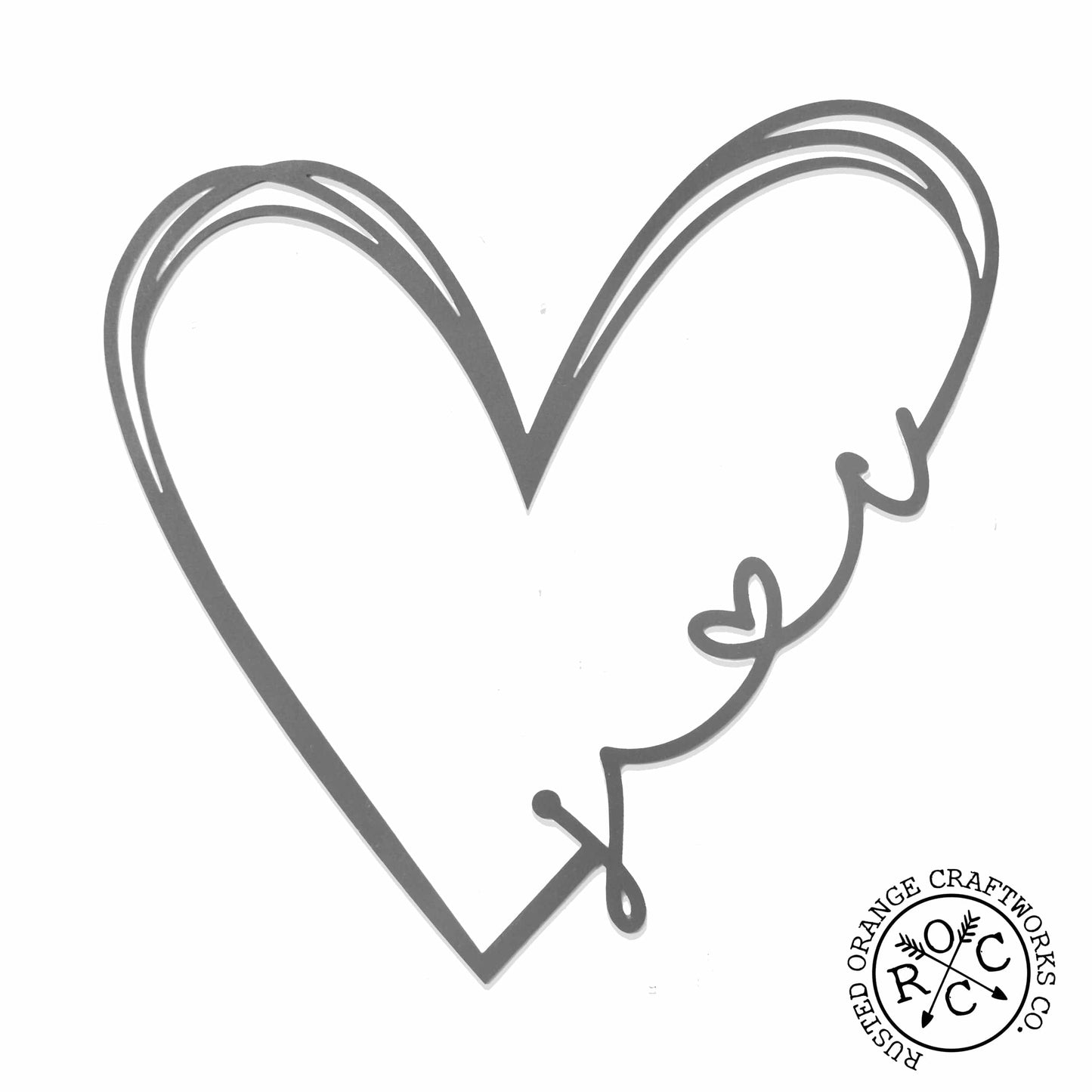 Love is All Around Personalized Initial Signs - 3 Sizes - Valentines day gifts for her bedroom decor