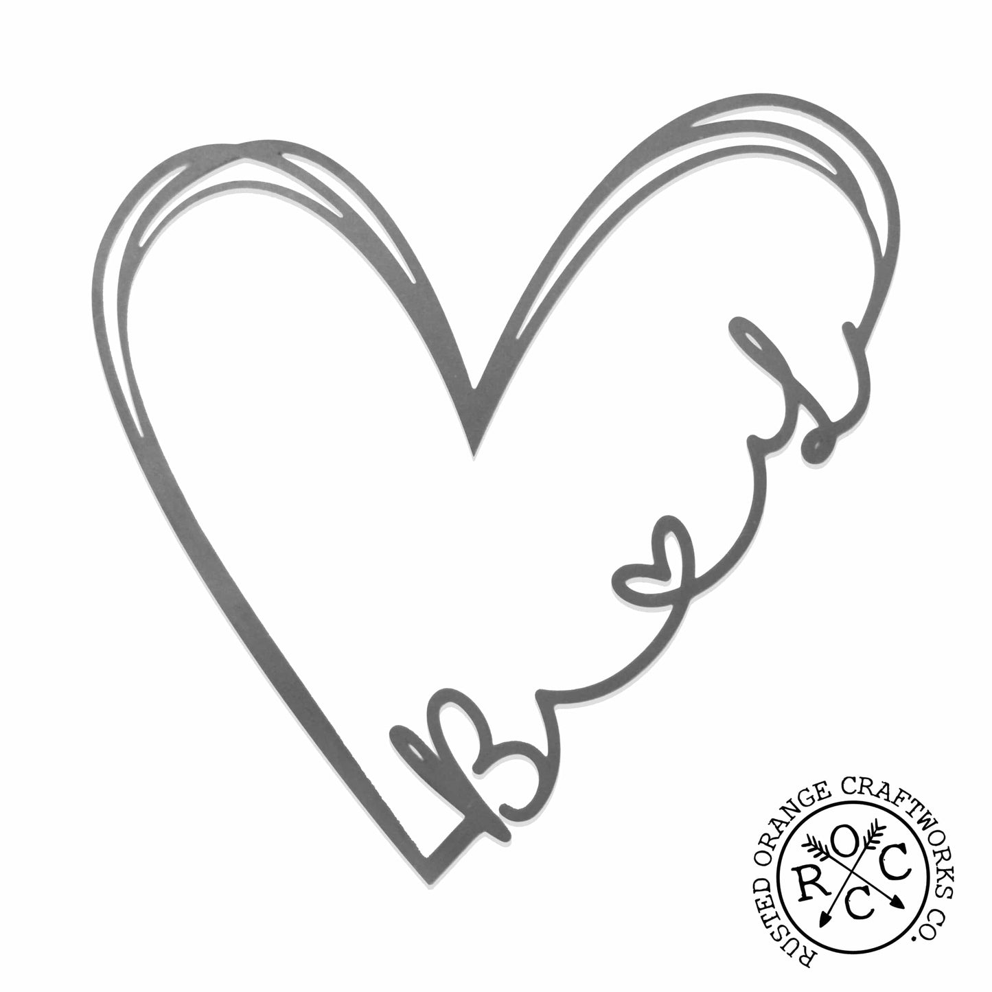 Love is All Around Personalized Initial Signs - 3 Sizes - Valentines day gifts for her bedroom decor