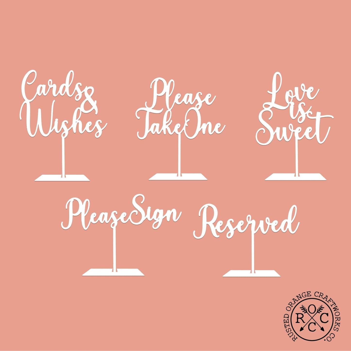Love is Sweet Reception Decor - Rustic Wedding Decorations Love Sign