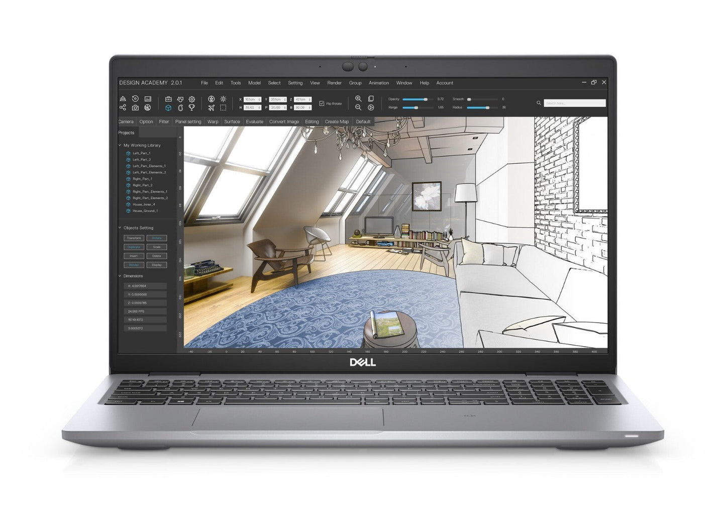 Dell 3560 Precision 15.6" Touchscreen Laptop – I 5, 16GB RAM 512GB SSD Windows 10 Pro