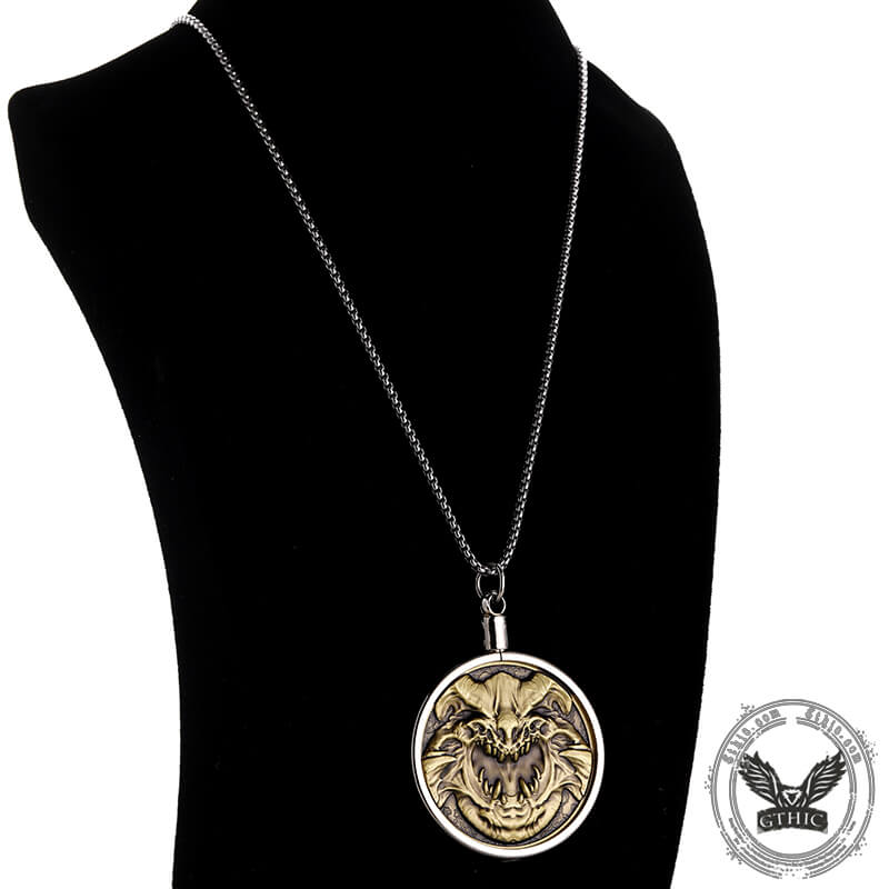 Seven Deadly Sins Of Gluttony Zinc Alloy Hobo Nickel Coin Pendant