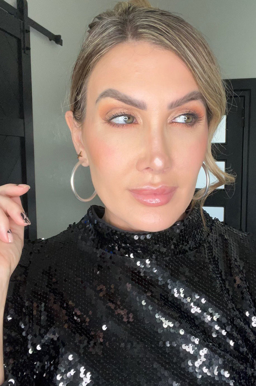 Matte Finish Large Hoop Earrings