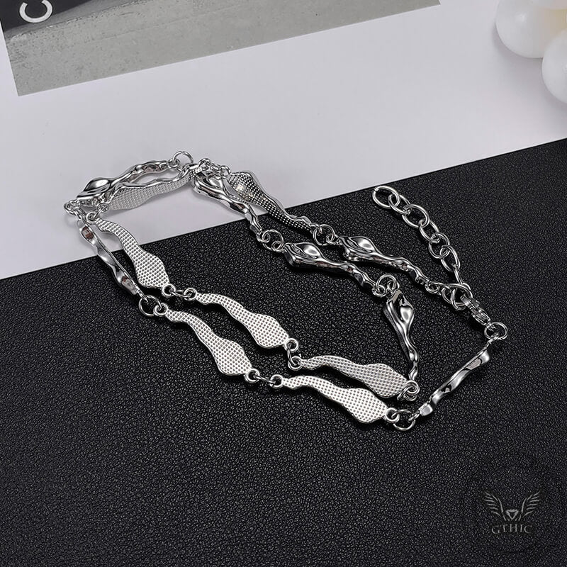 Simple Irregular Alloy Necklace
