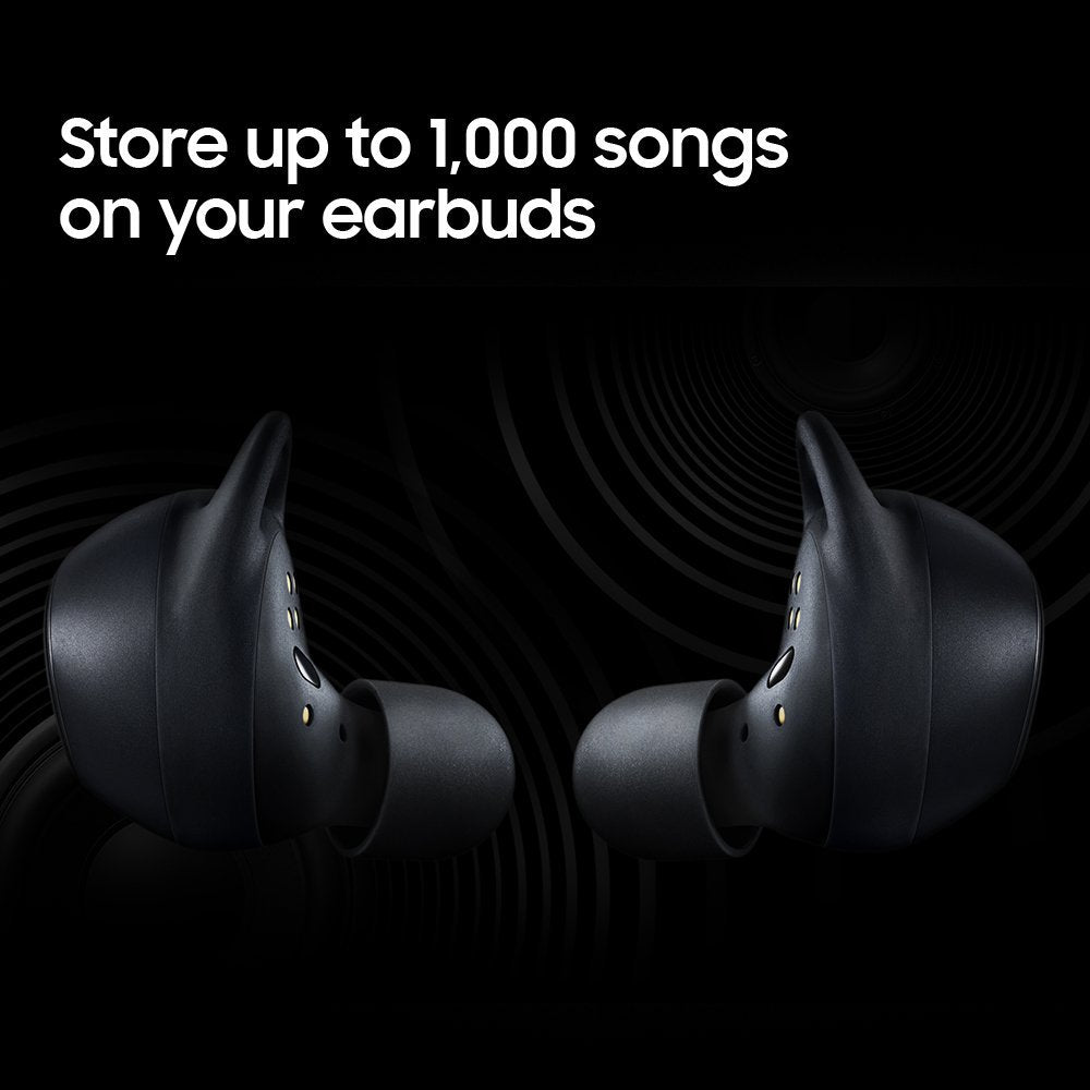 Samsung Gear IconX (2018 Edition) Bluetooth Cord-free Fitness Earbuds, w/On-board 4GB MP3 Player - Black