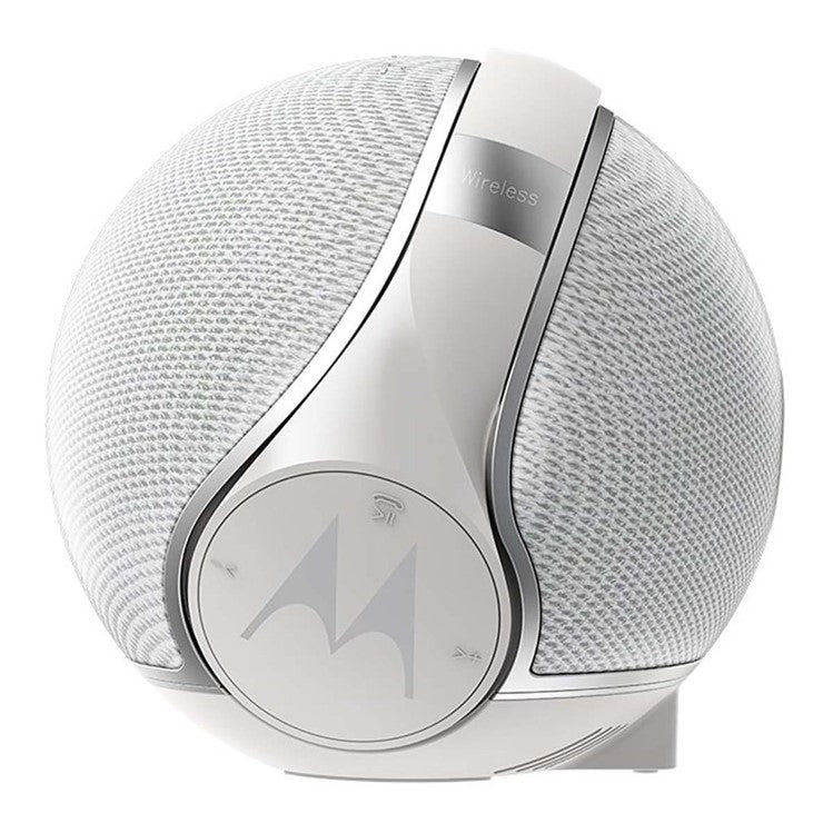 Motorola Sphere+ 2 in 1 Bluetooth Speaker With Over-Ear Headphones - White