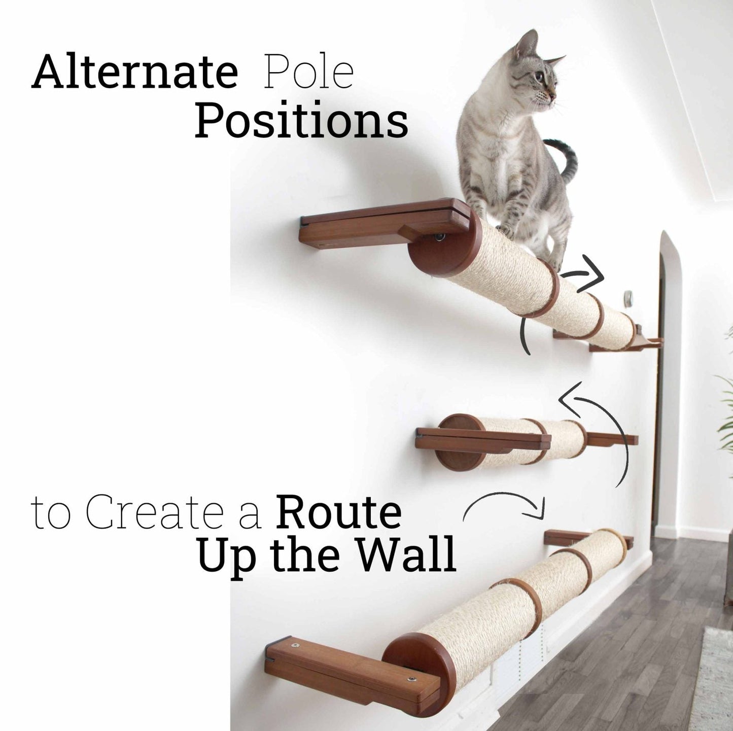 Horizontal Scratching Post for Cats