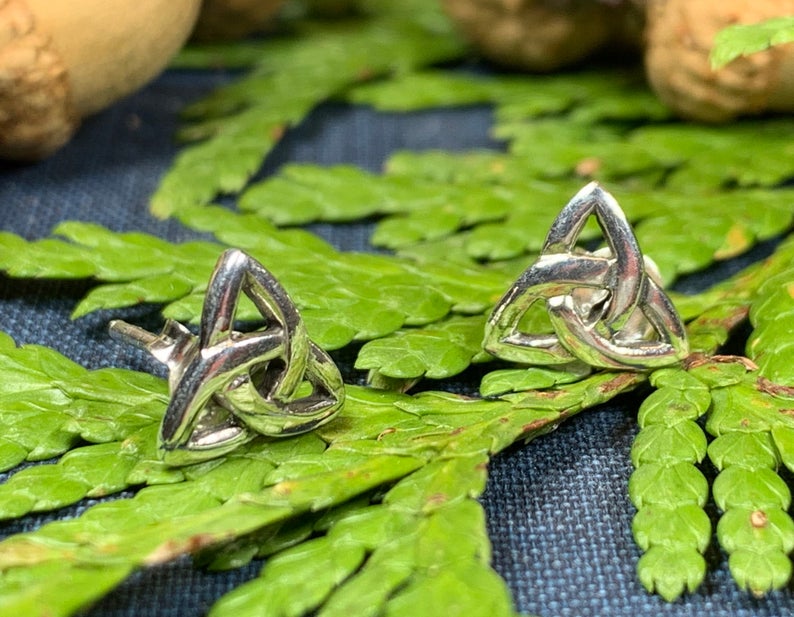 Trinity Knot Stud Earrings