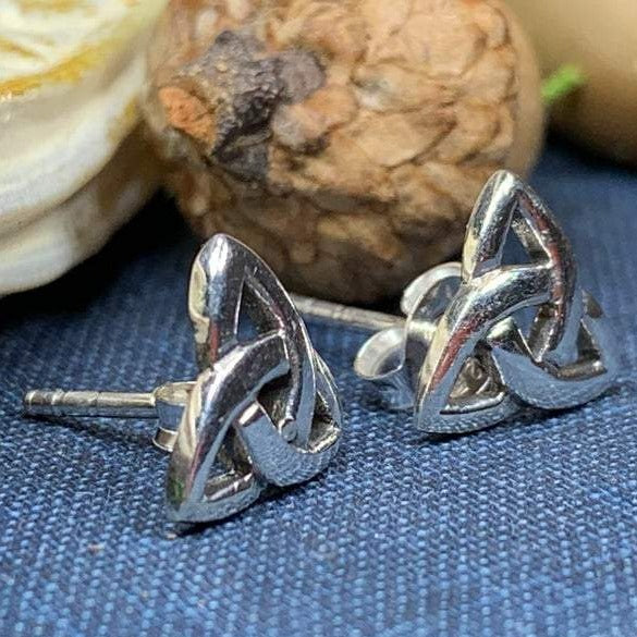 Trinity Knot Stud Earrings