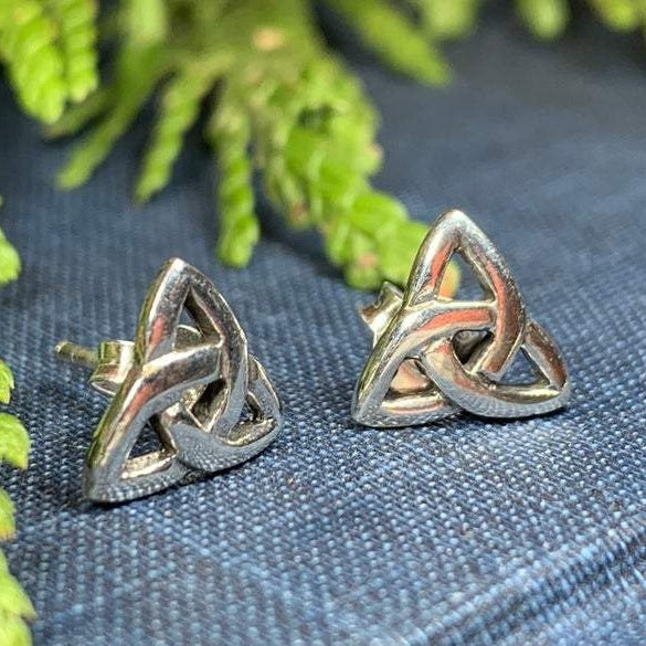 Trinity Knot Stud Earrings