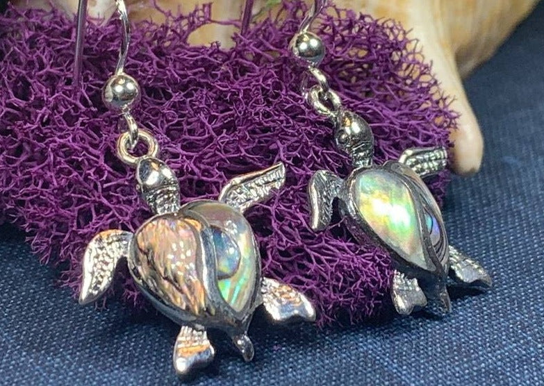 Farraige Turtle Love Earrings