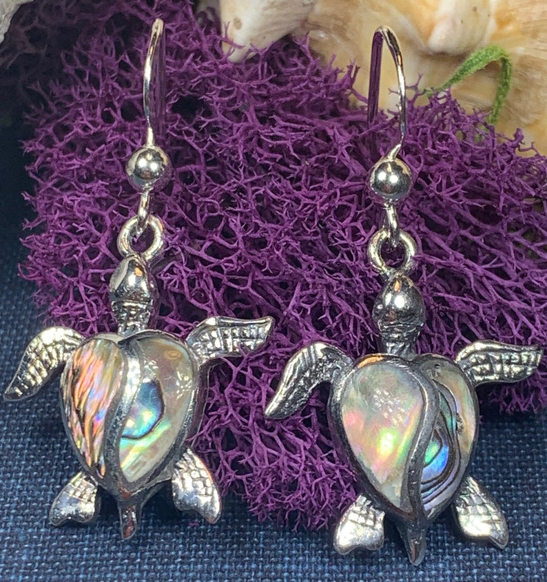 Farraige Turtle Love Earrings