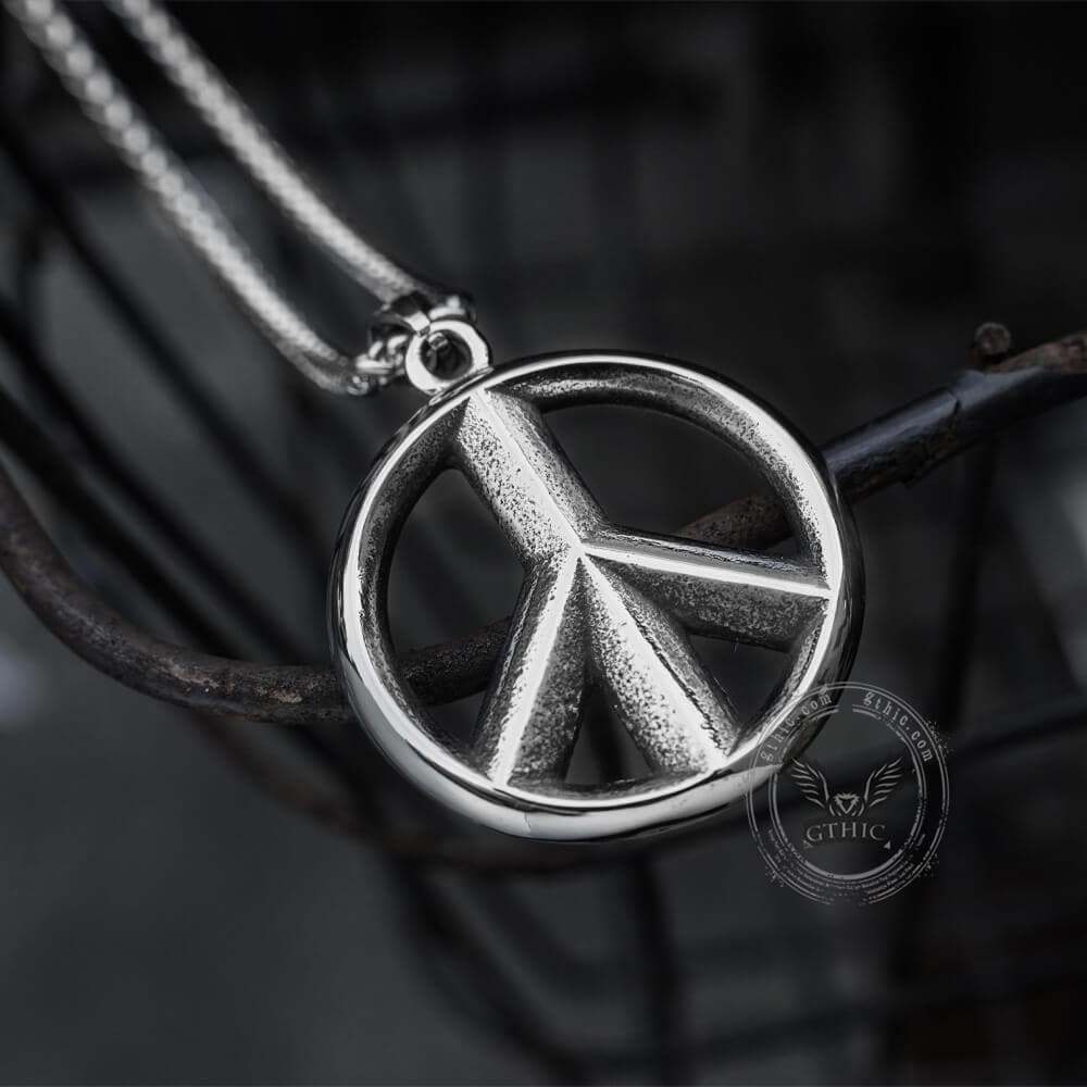 The Peace Symbol Stainless Steel Pendant