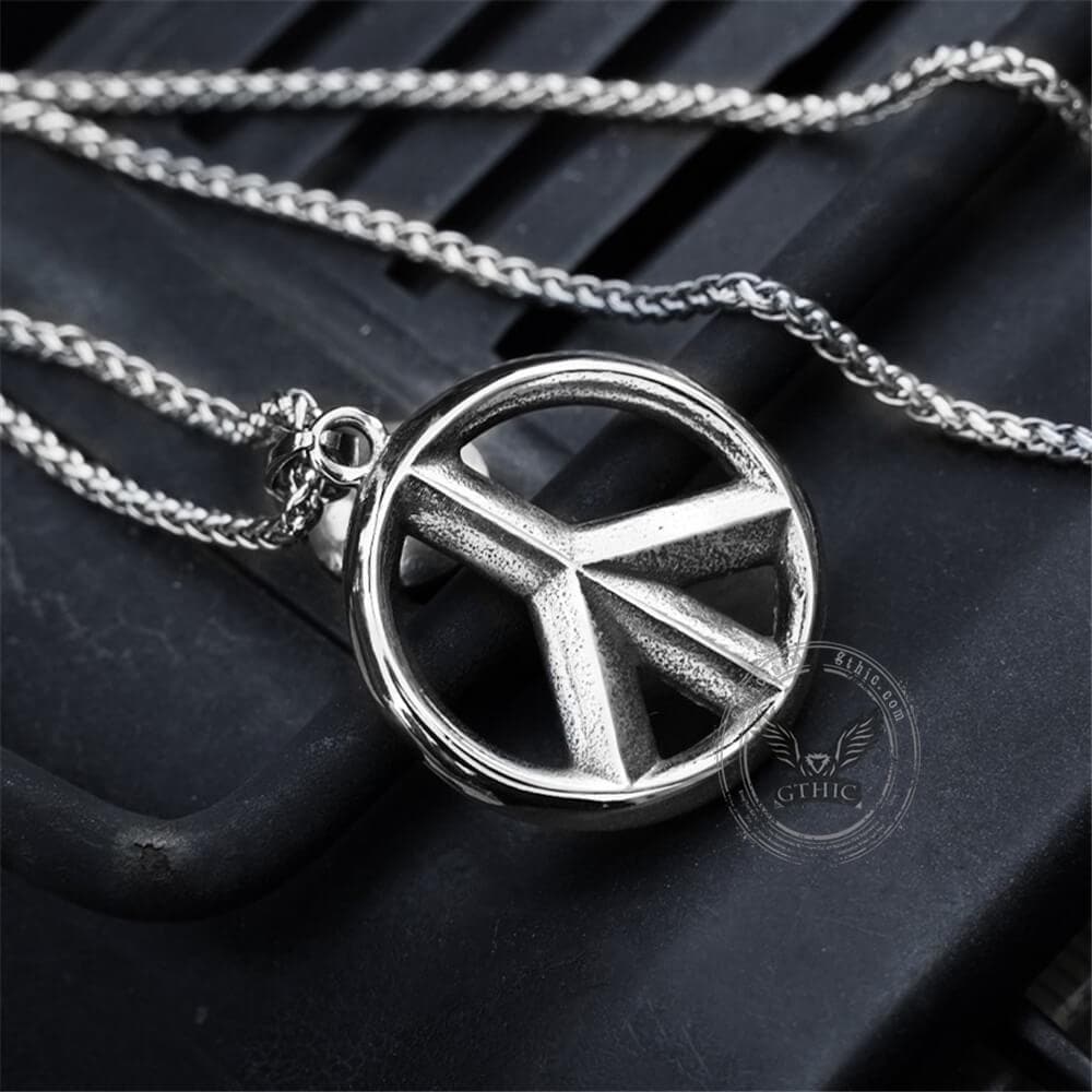 The Peace Symbol Stainless Steel Pendant