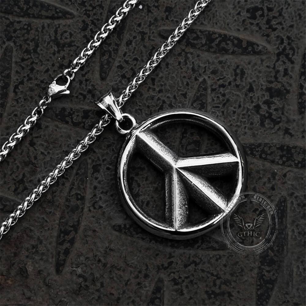 The Peace Symbol Stainless Steel Pendant