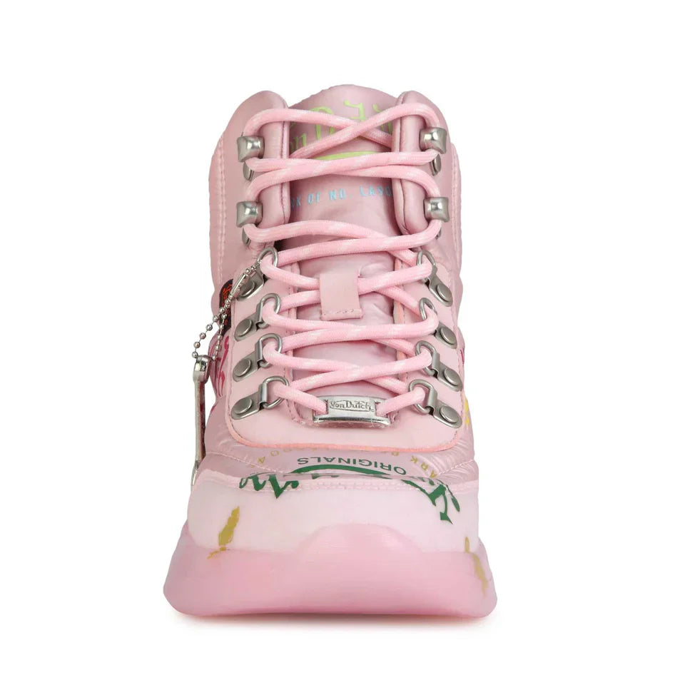 Von Dutch Women's Pink Puffer Shoe Size 6W - NEW