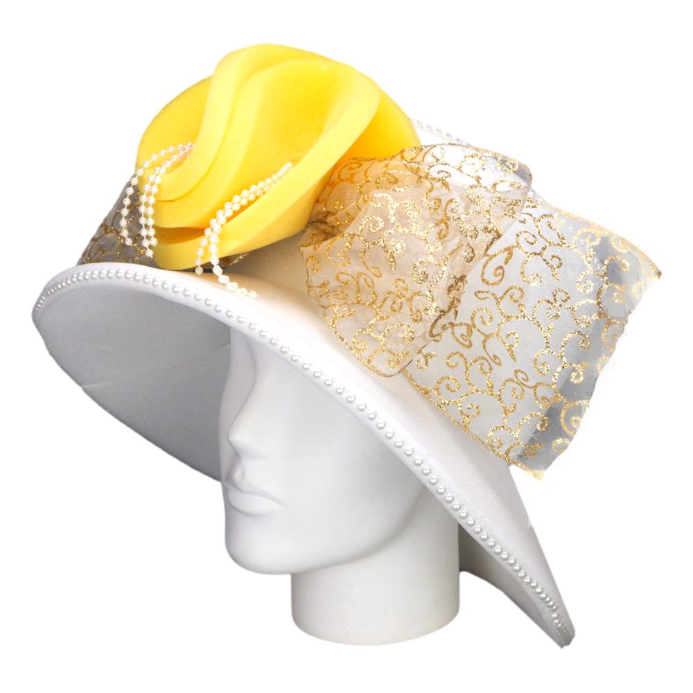 Vintage Round Flowers Hat