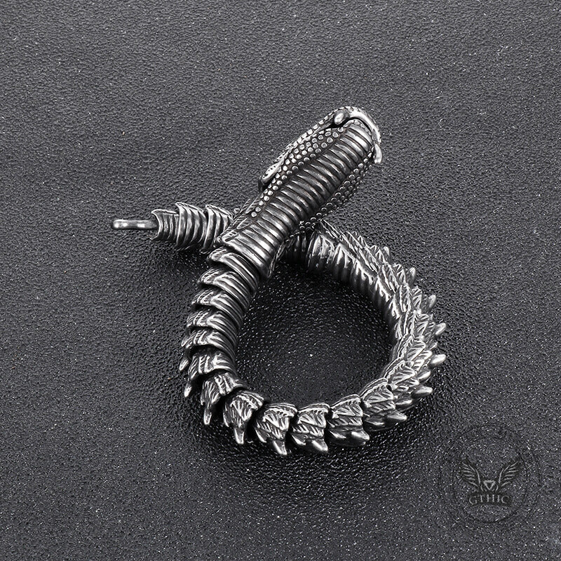 Vintage Keel Dragon Stainless Steel Bracelet