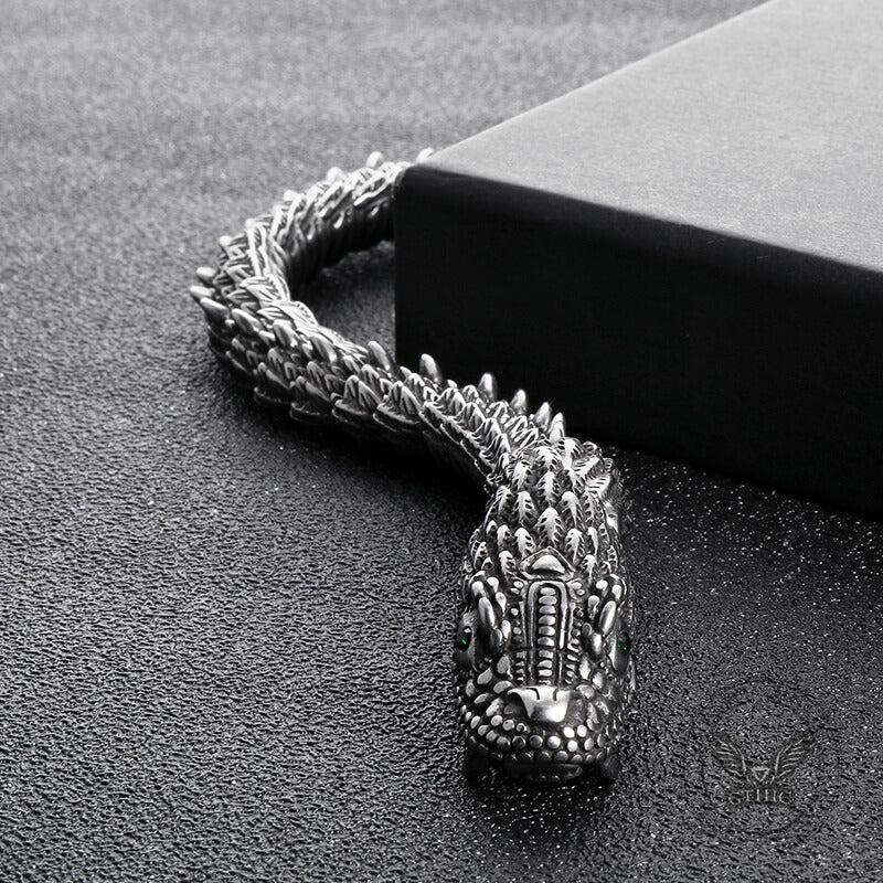 Vintage Keel Dragon Stainless Steel Bracelet