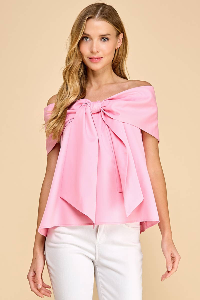 Off The Shoulder Bow Top